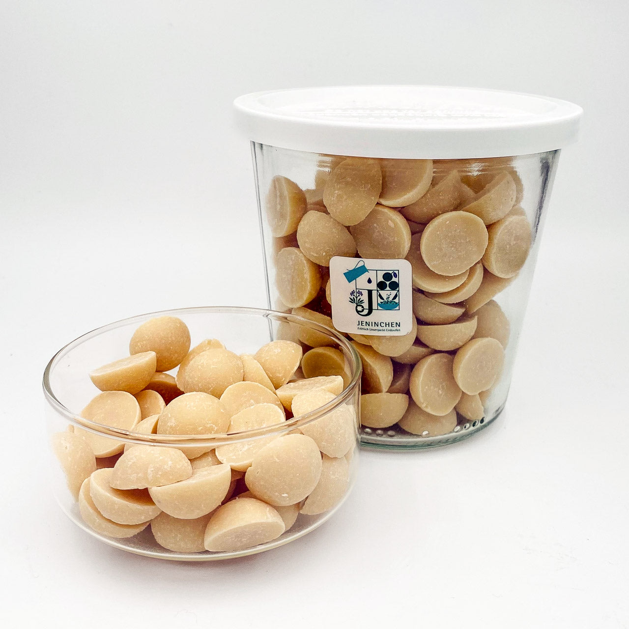 Kuvertüredrops (weiß, groß, vegan)