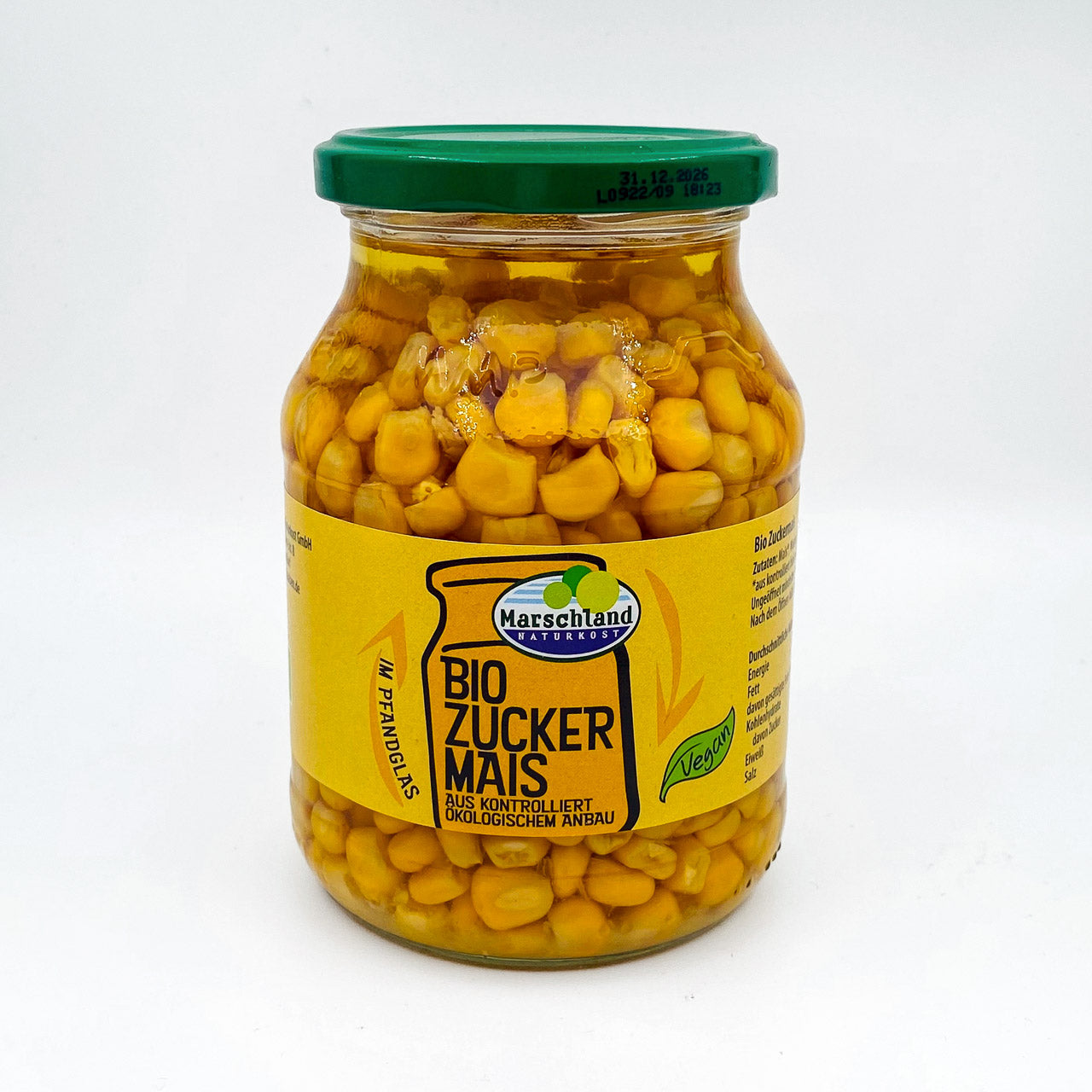 Zuckermais (Pfandglas)