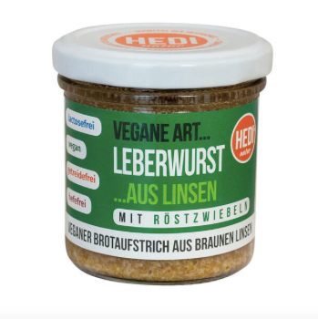 Leberwurst mit Röstzwiebeln vegan (140 g)