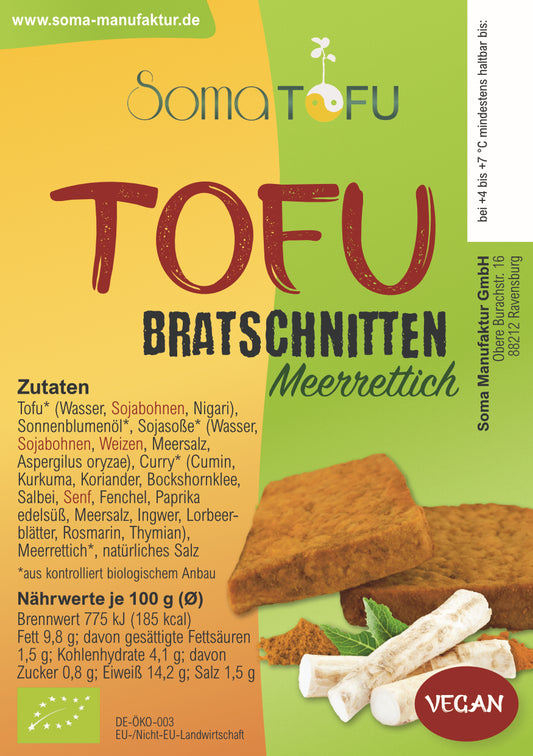 Bratschnitte Meerrettich